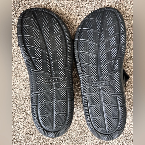 Men’s Crocs Swiftwater Expedition Sandals. Black Size 11 - Picture 3 of 6